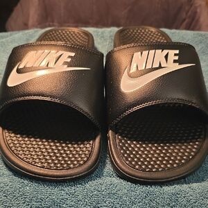 Nike Black Slide Sandals